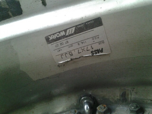 ล้อนอกแท้ Equip 17*7.5 / 5*114.3