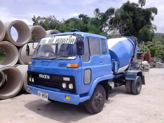 รถโม่ปูน Isuzu 175แรงม้า ทะเบียนพร้อมโอน