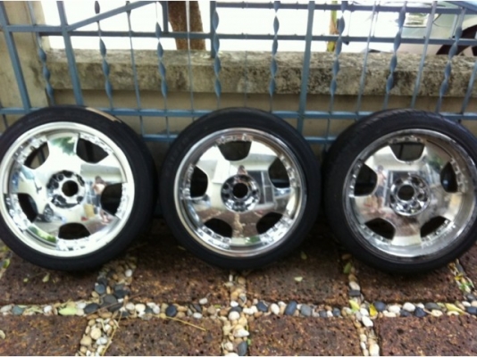 ล้อ made in japan VIP ออฟลึกแท้ล้อเบามาก 6.9km ขอบ 18 กว้าง8.5 ขอบ