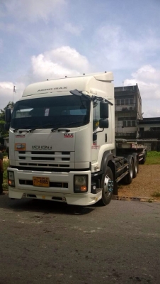 ขายหัวลากอีซูซุ.GXZ360พร้อมหางสามเพลาพื้นเรียบ รถใช้งานสองแสนกว่ากิโล วิ่งงานอยู่  ราคา 2,670,000บาท
