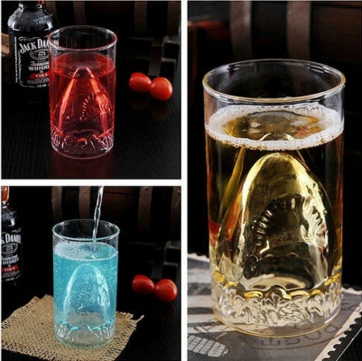 แก้วน้ำ 3D (Shark Glass)