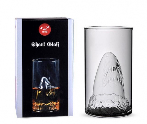แก้วน้ำ 3D (Shark Glass)