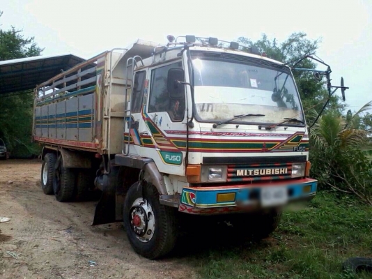 ขายรถบรรทุกสิบล้อดัมพ์ Mitsubishi MA เครื่อง 6D16 turbo 220 แรง ดัมพ์มิเนียม ทะเบียนพร้อม