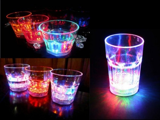 แก้วน้ำเปลี่ยนสีได้ GELAS LED