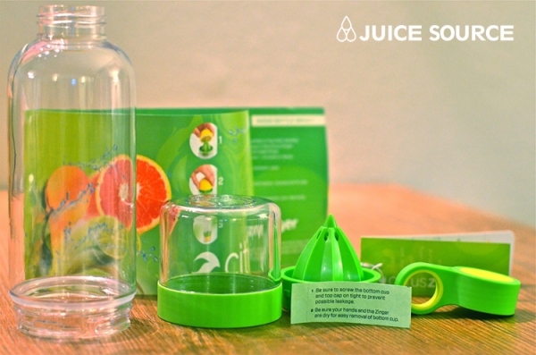 กระบอกคั้นน้ำผลไม้พร้อมดื่มแบบพกพา