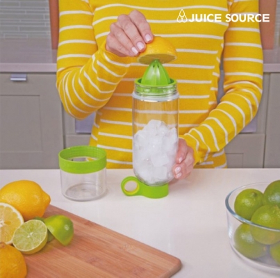 กระบอกคั้นน้ำผลไม้พร้อมดื่มแบบพกพา