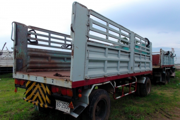 ขายด่วนหางพ่วงดรั้มกะบะยาว6.2เมตรยางดี8เส้นพร้อมใช้งาน