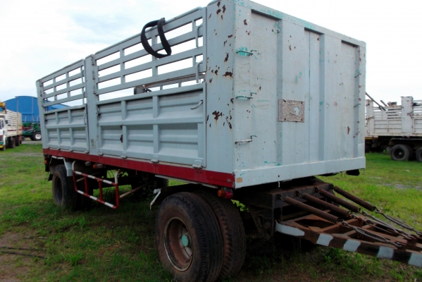 ขายด่วนหางพ่วงดรั้มกะบะยาว6.2เมตรยางดี8เส้นพร้อมใช้งาน