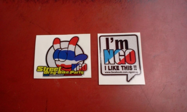 สติ๊กเกอร์เรืองแสง งานNGO ครั้งก่อน