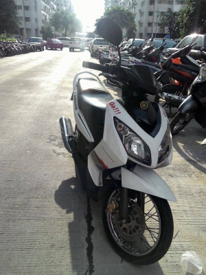 ขาย nouvo mx เครื่องเดิม วิ่งไกลได้สบาย ราคา10000บาท ตามสภาพ ทะเบียนขาดต่อ 2 อาทิตย์ สนใจติดต่อ 0960078005,0830020581,0908978462  รถอยู่ นนทบุรี เมืิองทองธานี เอกสารครบพร้อมชุดโอน