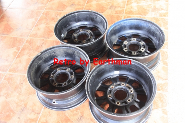 ขายล้อ เอ็นไก 6 รู กว้าง7 นิ้วสภาพสวย ราคาเบาๆ