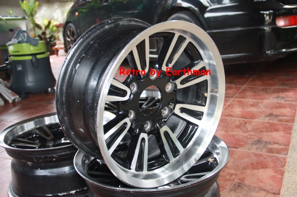 ขายล้อ เอ็นไก 6 รู กว้าง7 นิ้วสภาพสวย ราคาเบาๆ