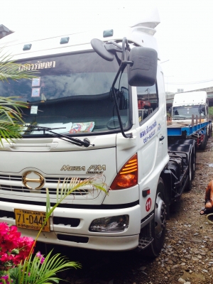 ขายหัวลากHINO FM1j 260 พร้อมหางพื้นเรียบสองเพลาพนัส ขายหัวลากHINO FM1j 260 พร้อมหางพื้นเรียบสองเพลาพนัส