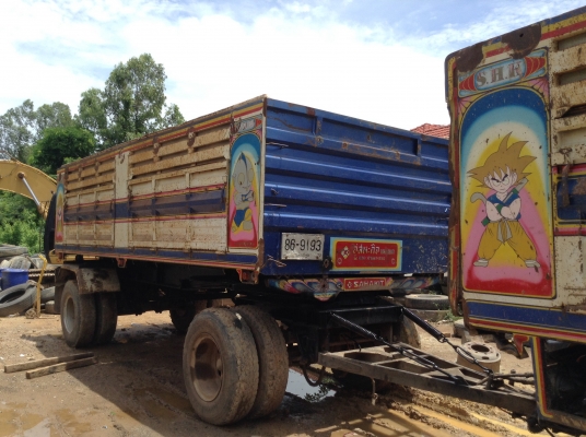 ขายHINO MEGA260พ่วงแม่ลูกดั้มปี49เดิมๆพร้อมใช้งานรถมือเดียว