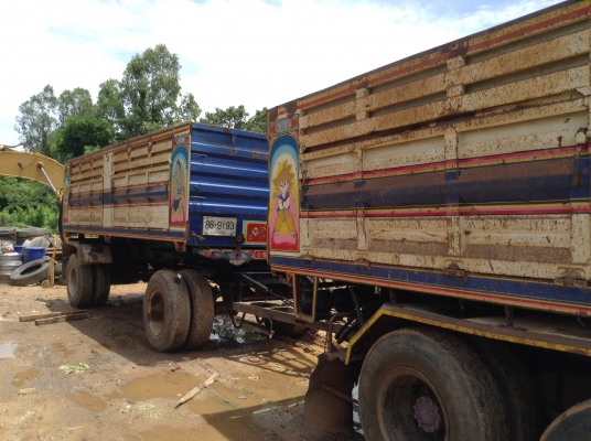 ขายHINO MEGA260พ่วงแม่ลูกดั้มปี49เดิมๆพร้อมใช้งานรถมือเดียว