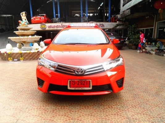 ดาวน์แท็กซี่ป้ายแดงTOYOTA COROLLA(2014)ออกรถได้เลย ออกง่ายผ่อนสบายไม่ยุ่งยาก