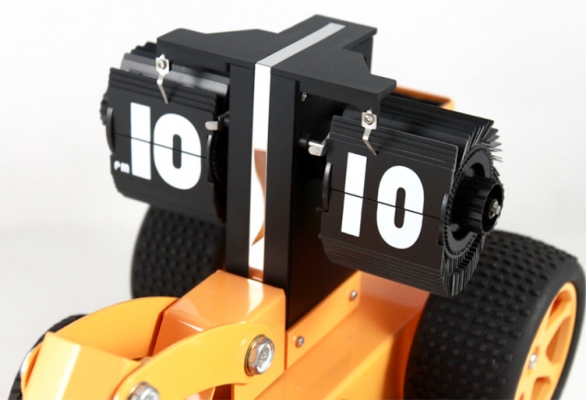 นาฬิกาพลิกเลขรถแบ็คโฮ