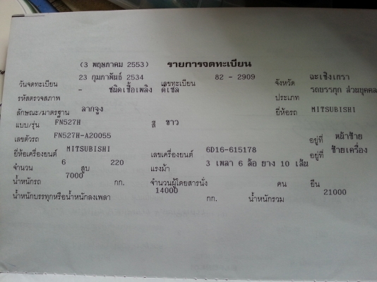 ขาย คัซซีเปล่า พร้อมเล่มชุดโอน ไอ้หลงเทอร์โบ หัวลาก ขาย คัซซีเปล่า พร้อมเล่มชุดโอน ไอ้หลงเทอร์โบ หัวลาก