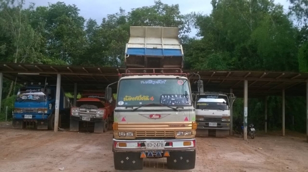 ขาย 6 ล้อดั้ม HINO เครื่อง HO7C 180 แรงม้า เฟืองท้าย FUSO พาวเวอร์ ทะเบียนพร้อมโอน