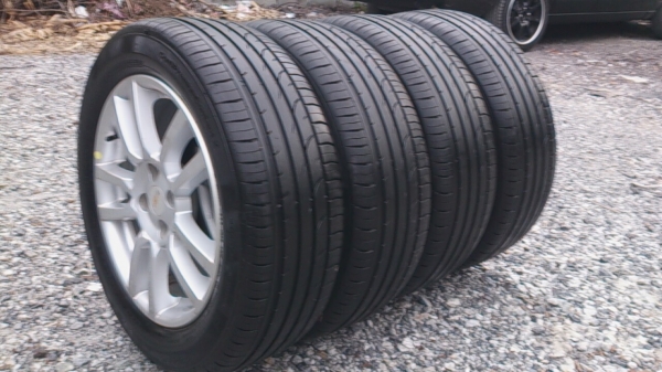ขายแม็ก เชฟโรเลต 4รูขอบ16 พร้อมยางContinental 205/55R16 ยางสัปดาห์ที่11 ปี13 ดอกยางลึกเท่ากันไม่ร้าวไม่แตกลาย สภาพ90\% จำนวน 1 ชุด