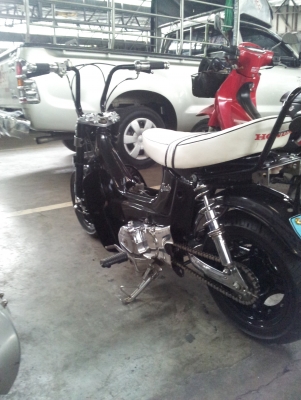 ชาลีเครื่องเวฟ100 สีใหม่ ล้อใหม่ เตี้ยๆยุ่นๆ