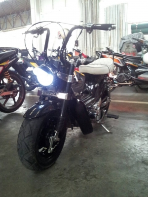 ชาลีเครื่องเวฟ100 สีใหม่ ล้อใหม่ เตี้ยๆยุ่นๆ