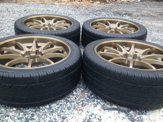 ขายแม็กCE28 6รู139.7 ขอบ22 พร้อมยาง 265/40R22 ยางสัปดาห์ที่24 ปี12 ดอกยางลึกเท่ากัน สภาพ90\% จำนวน 1 ชุด