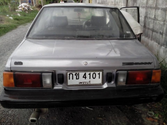 Nissan sanny 1.3 ทะเบียนเต็มพร้อมโอน ไม่เคยติดเเก๊ส รถเดิม ปี 91 ราคา 39,000 บาท ราคาเน๊ต