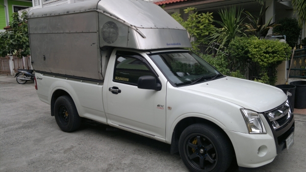 ขายD-MAX ตอนเดียว มือเดียวป้ายแดง เครื่อง 1J-GE เกียร์ออโต้ ติดแก๊ส มีหลังคา