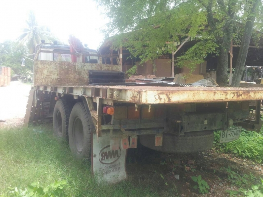 10ล้อเพลาเดียISUZU JCMพื้นเรียบ..ติดเครน3ตัน..วางเครื่อง 175แรง...(เครนแขนหัก ยกหนักเกิน...)