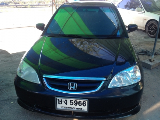 HONDA, CIVIC 1.7 EXi โฉม Dimention ปี03 เกียร์ธรรมดา ติดแก๊ส LPG หัวฉีด