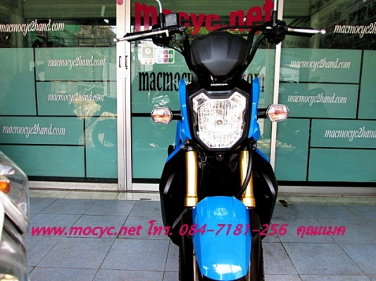 ZOOMER สีนํ้าเงิน สีรุ่นใหม่ รถเดือน ต.ค ปี 2556 ไมล์ 3399 โล ฟรีค่าโอน  42900