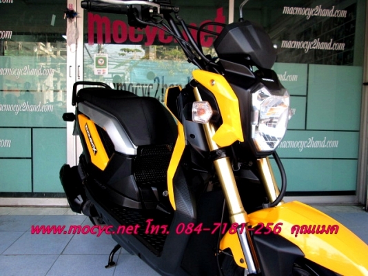 ZOOMER สีเหลือง รถเดือน ก.ย ปี 2556 ไมล์ 3563 โล ฟรีค่าโอน  42900