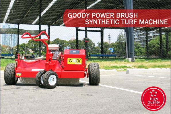 เครื่องปั่นหญ้าเทียม/หญ้าจริง/ทราย GOODY POWER BRUSH: HURRICANE-G6
