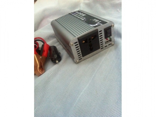 ของใหม่ส่งฟรี เครื่องแปลงไฟรถยนต์ เป็น ไฟบ้าน ยี่ห้อ TBE 500 W