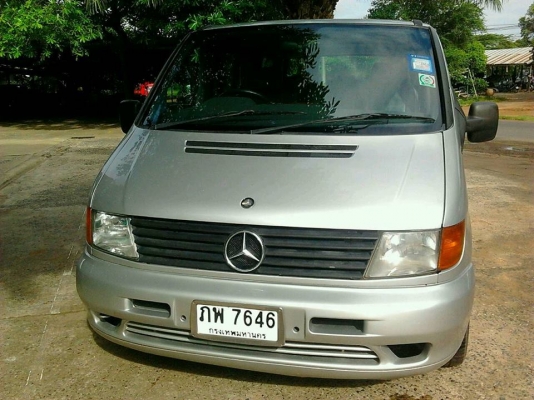 ขายรถตู้เบนซ์ วีโต้ ปี 2000 สภาพสวย เครื่อง 2000 cc ราคา 370,000 ต่อรองโทร  087-9666599  คุณหนาม