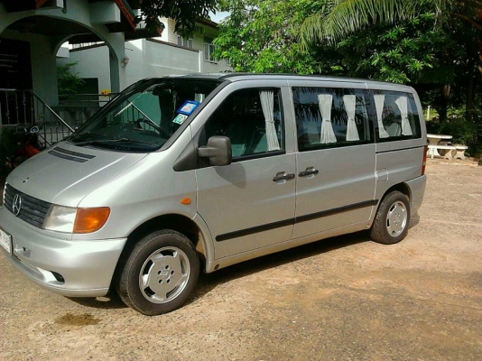 ขายรถตู้เบนซ์ วีโต้ ปี 2000 สภาพสวย เครื่อง 2000 cc ราคา 370,000 ต่อรองโทร  087-9666599  คุณหนาม