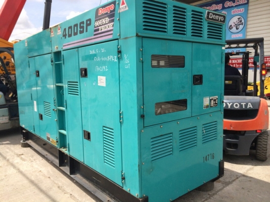 เครื่องปั่่นไฟมือสอง DCA-400SPK2 สนใจโทร 083 081 2889 ฟ้า