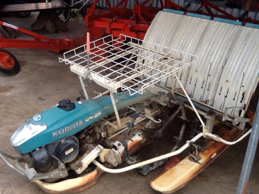 รถดำนาคูโบต้า 4 แถว..สภาพดีเดิมๆพร้อมใช้งาน