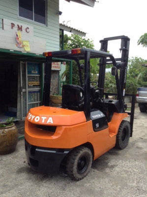 +++ ขายรถโฟล์คลิฟท์  TOYOTA  7FD25  ขนาด 2.5  ตัน  เสา 4 เมตร  เครื่องยนต์ดีเซล  เกียร์ธรรมดา  งา 1,070  มม.  ยางลม  ***  ลดราคา อีก  10,000.- บาท เหลือ  285,000.- บาท ครับ สภาพดี  พร้อมใช้งาน  รายละเอียด   คุยได้ครับ โทร. 081-659-7598 ***