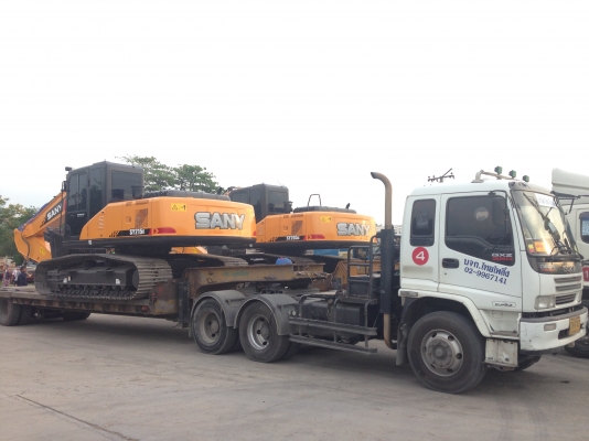 บริการรถขนส่ง และตอก-ถอนชีทไพล์ออกแบบระบบป้องกันดินพัง