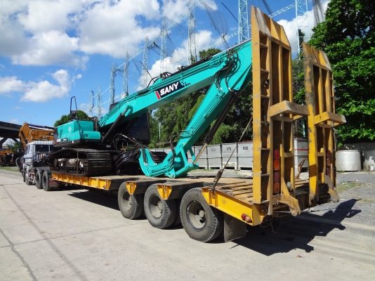 บริการรถขนส่ง และตอก-ถอนชีทไพล์ออกแบบระบบป้องกันดินพัง