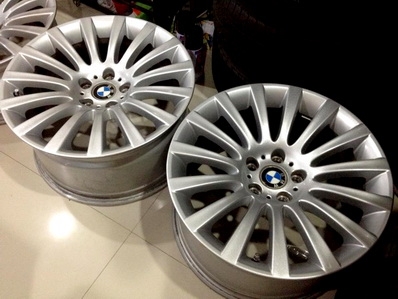 แม็กซ์แท้ BMW 19 นิ้ว CODE ครบตามรูป หน้า 8.5 หลัง 9.5 สวยทั้งชุด ตจวส่งฟรี