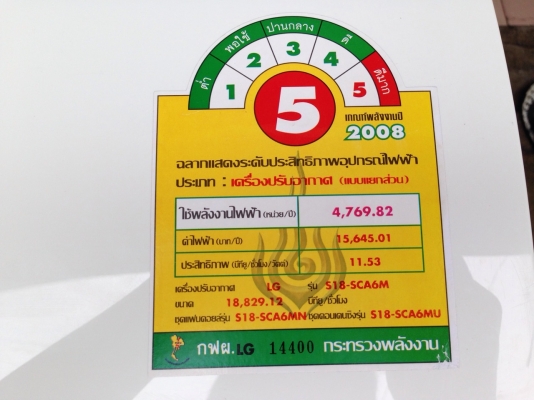 **** ขายแอร์ LG 18000 BTU สภาพใหม่ ****