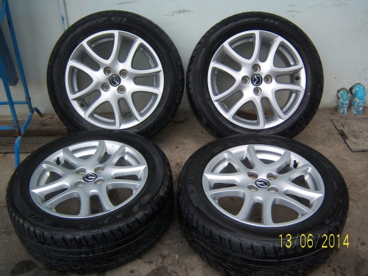 แม็กมาสด้า2พร้อมยาง 205 55 16  1ชุด