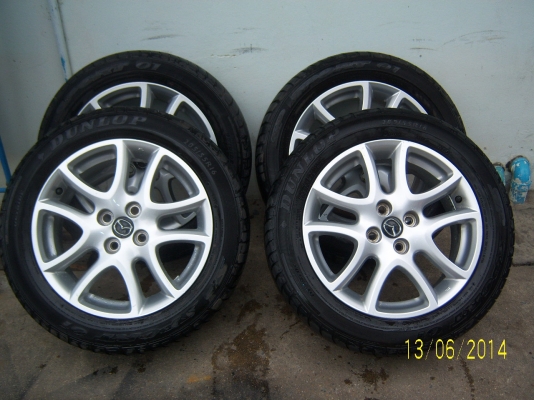 แม็กมาสด้า2พร้อมยาง 205 55 16  1ชุด