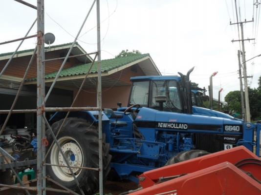 ขาย รถไถฟอร์ด6640 NEW HOLLAND 2เพลา คานหน้านิวส์ มีดันหน้า/หางสามไคเฮงหลี