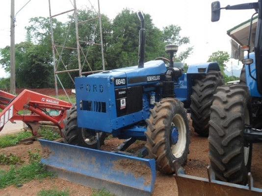 ขาย รถไถฟอร์ด6640 NEW HOLLAND 2เพลา คานหน้านิวส์ มีดันหน้า/หางสามไคเฮงหลี