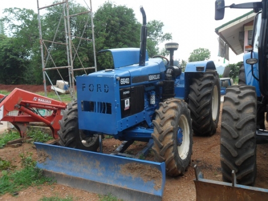 ขาย รถไถฟอร์ด6640 NEW HOLLAND 2เพลา คานหน้านิวส์ มีดันหน้า/หางสามไคเฮงหลี