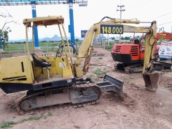 รถขุดเล็ก ราคาน่าใช้มาอีกคันแล้วครับ YANMAR: YTB 1200 สภาพพร้อมใช้ มือสองเก่าญี่ปุ่น